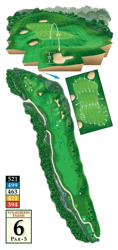 Golf courses - Hole 6