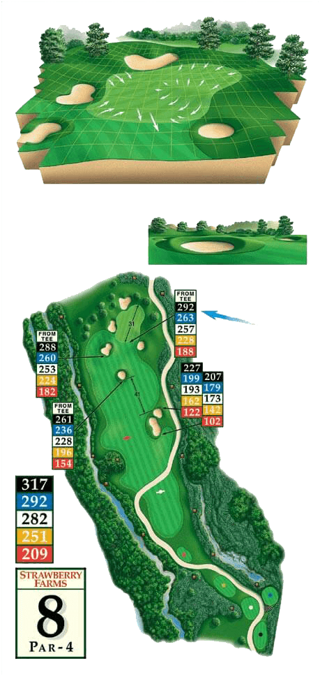 Golf courses - Hole 8