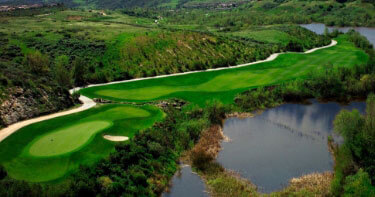 Aerial photography of Strawberry Farms Golf Course