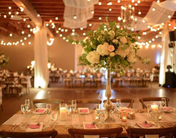 Indoor wedding event location