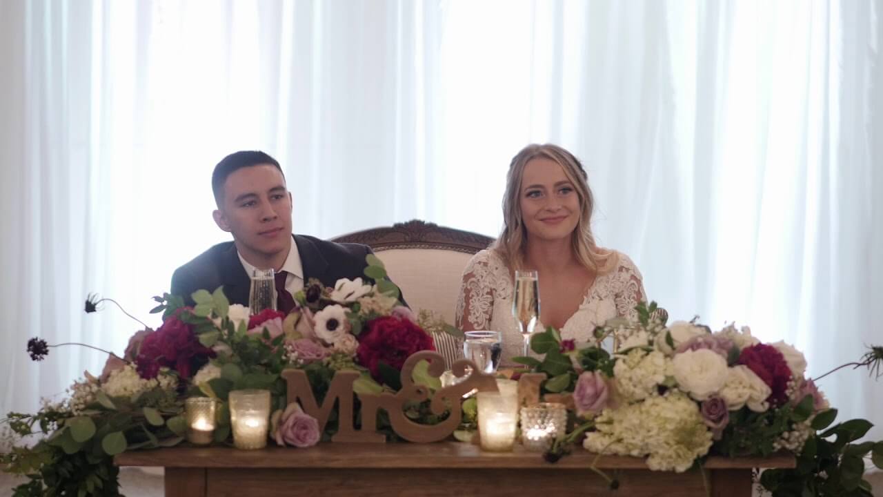 Wedding video still frame